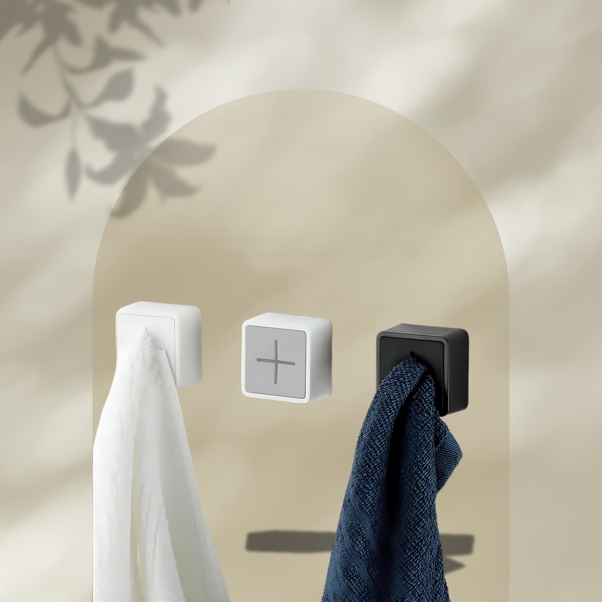 Punch-Free Silica Gel Towel Holder Set