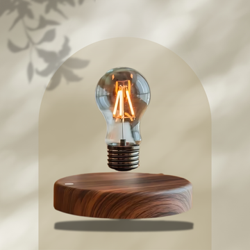 Magnetic Levitation LED Bulb Lamp - Floating Glass Night Light for Home and Office Decor