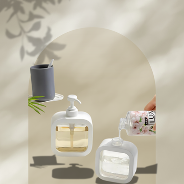 Press-Type Soap Dispenser Bottle for Kitchen and Bathroom - 300/500ml