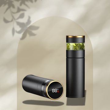 Smart LED Temperature Tea Infuser Bottle