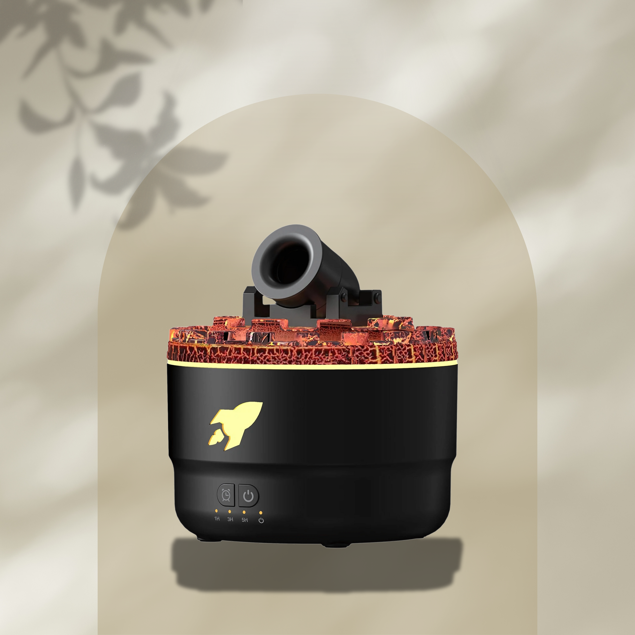 VolcaGlow Diffuser – Ultrasonic Humidifier with Ambient Lighting