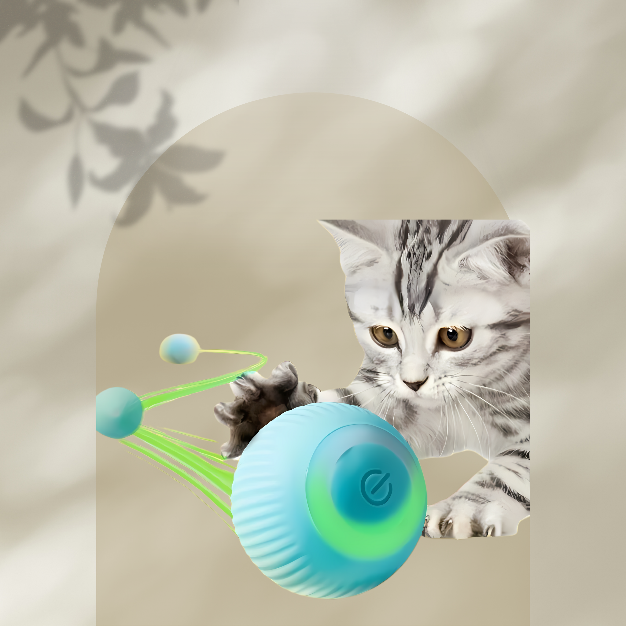 Interactive Electric Rolling Ball for Pets