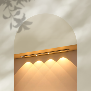 "Cat's Eye" USB Rechargeable Motion Sensor LED Cabinet Light