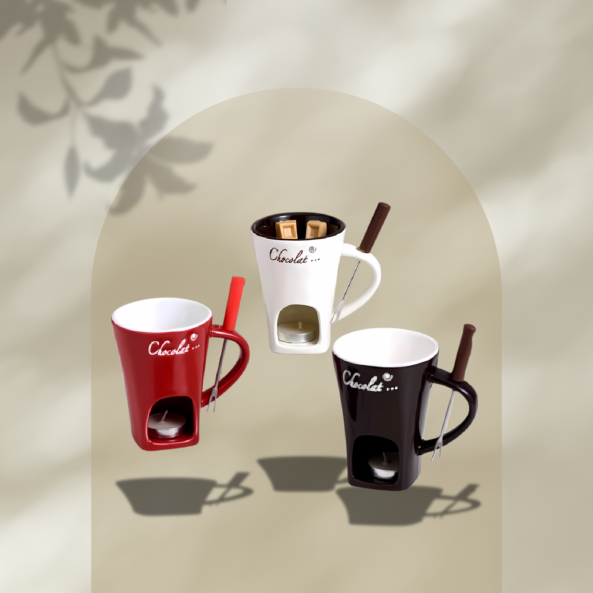 MeltEase Ceramic Mug – Perfect for Cheese & Chocolate Melting