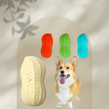 Interactive Peanut Chew Toy for Pets
