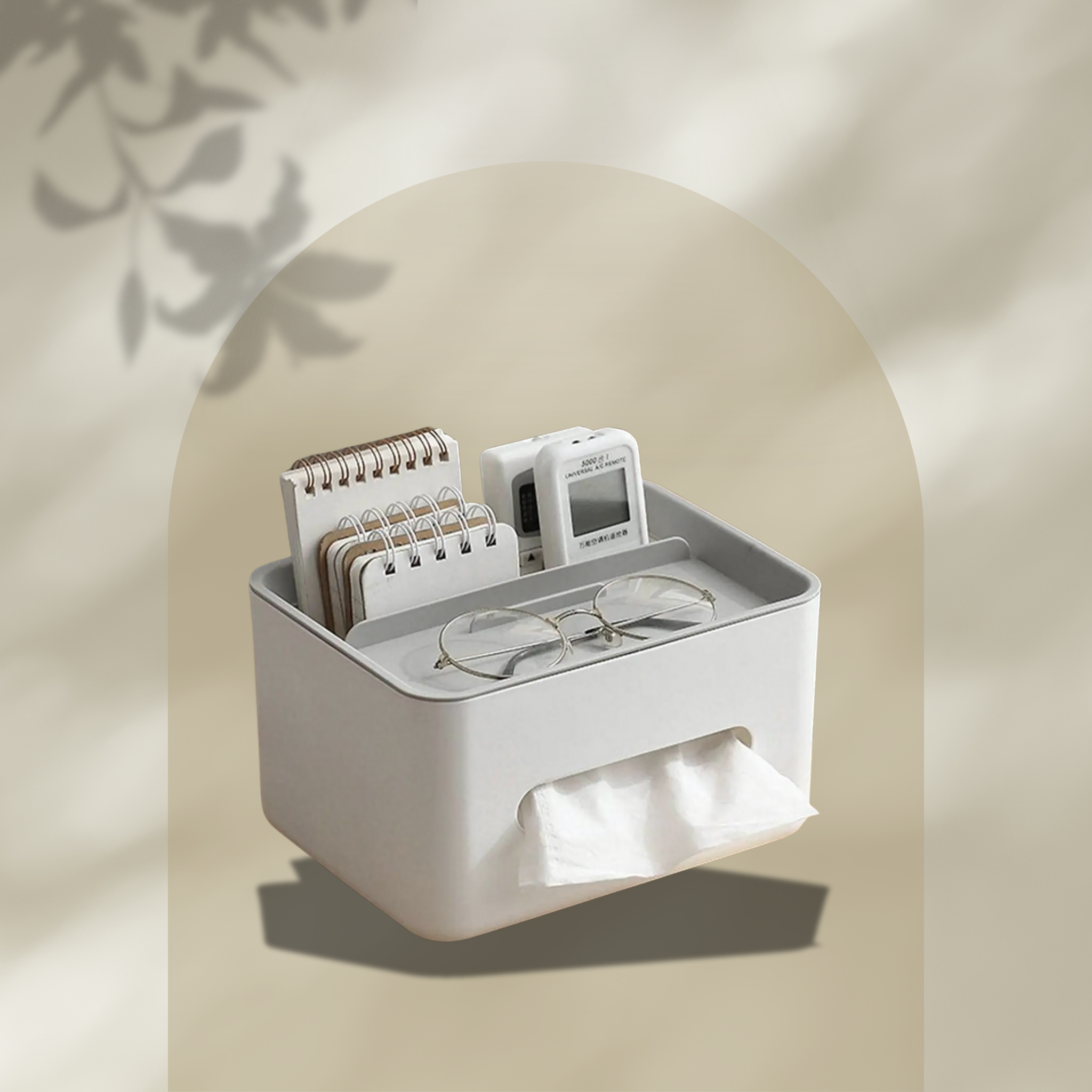 All-in-One Multifunctional Tissue Box Organizer