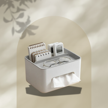 All-in-One Multifunctional Tissue Box Organizer