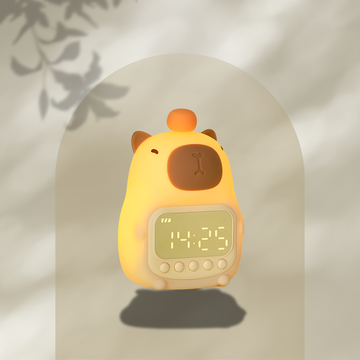 Capybara Silicone Night Light - USB Rechargeable Dimmable Sleep Lamp