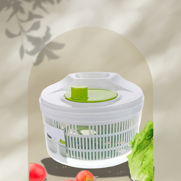 Vegetable Rotary Dryer - Manual Multifunctional Tool for Cleaning and Removing Moisture from Vegetables