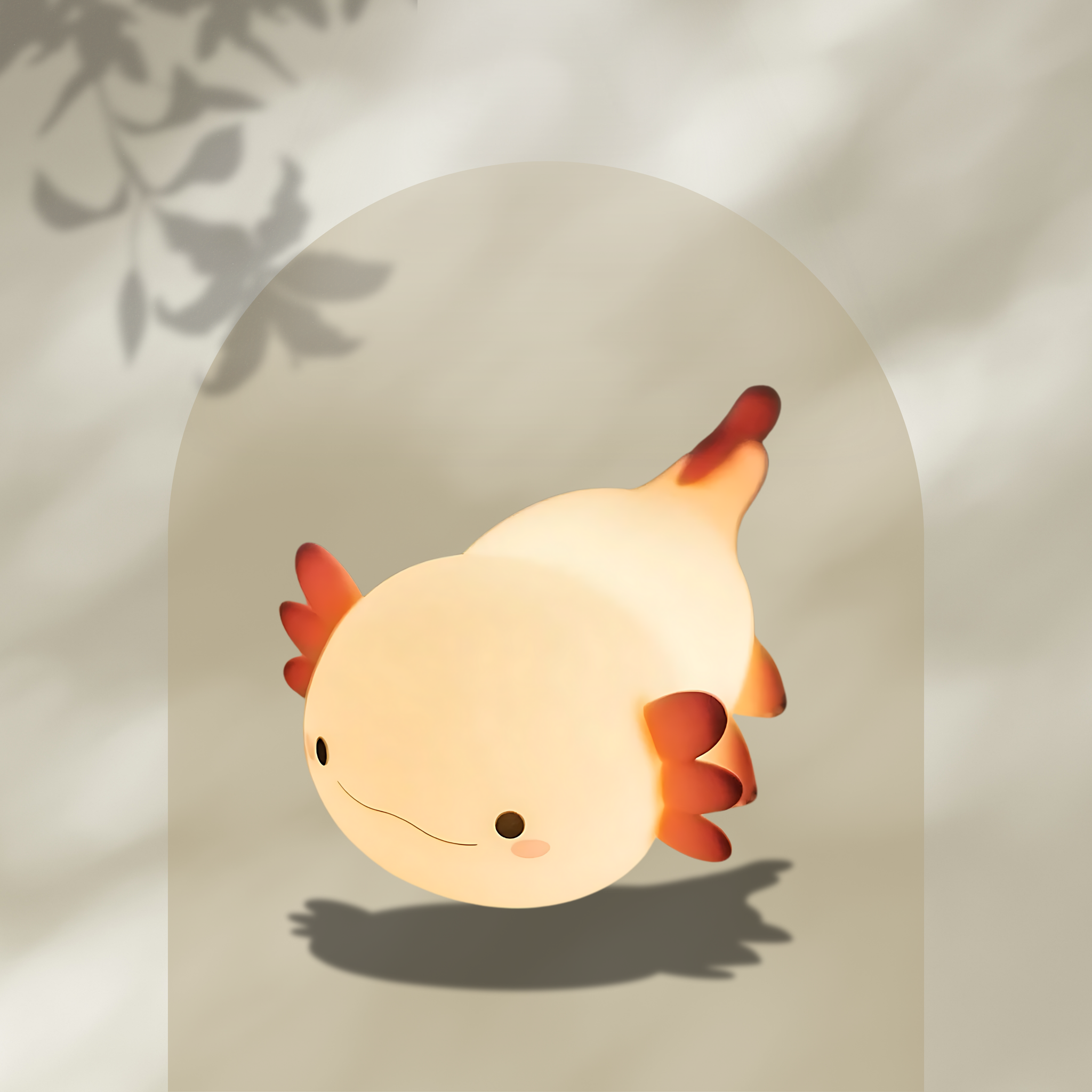 Axolotl USB Rechargeable Silicone Night Light